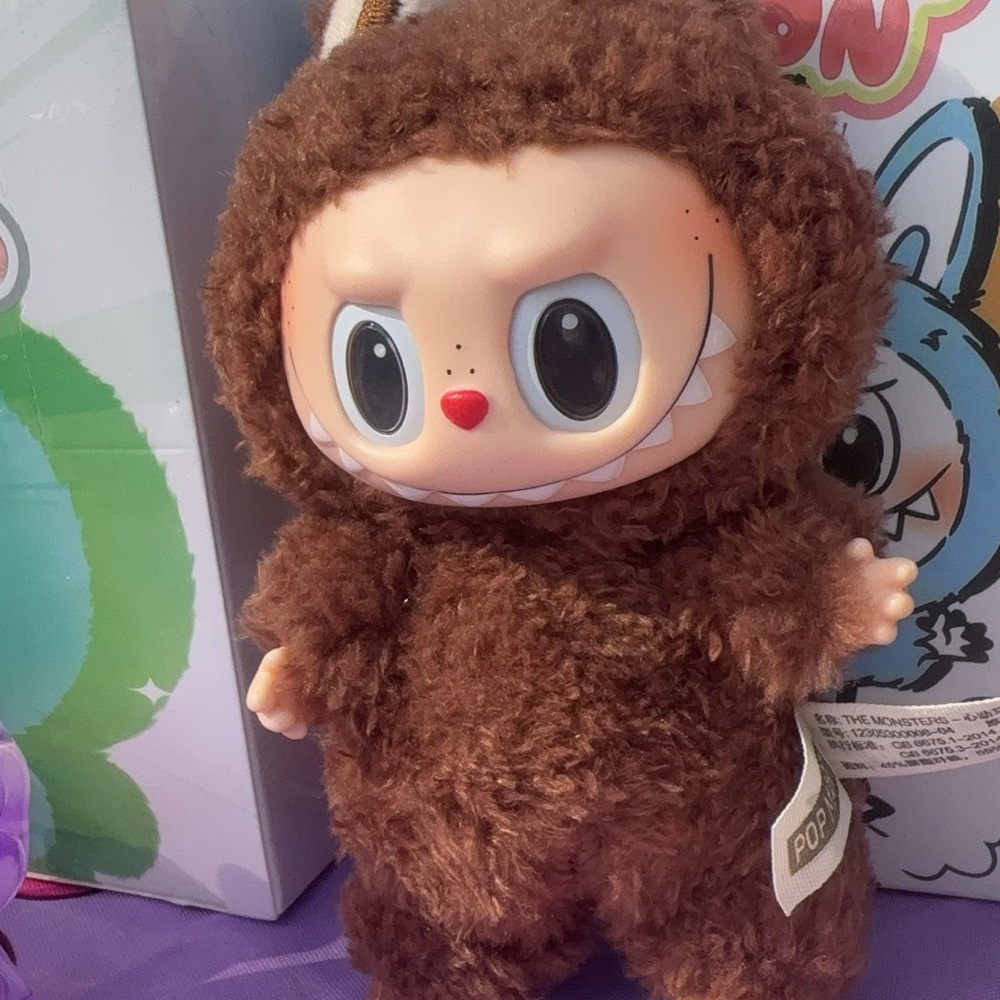 Exciting Macaron Labubu Secret Chestnut Cocoa Plush